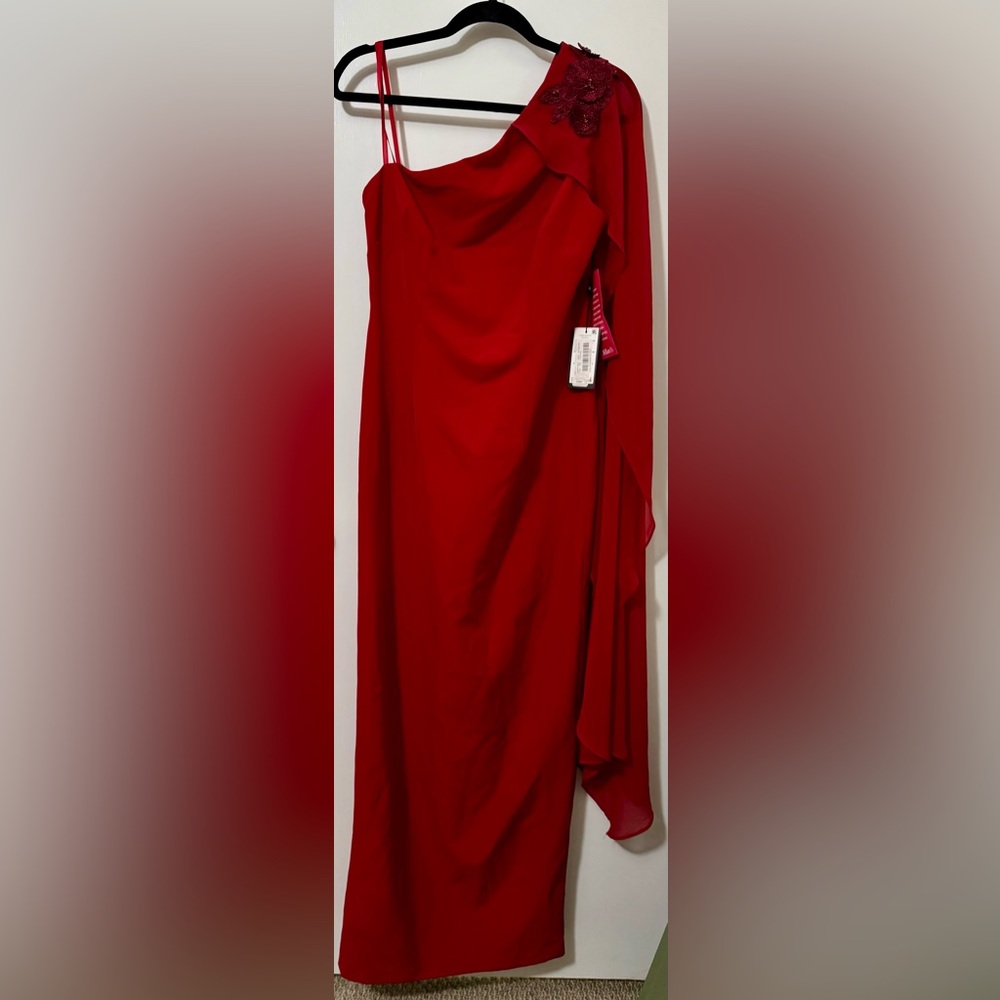 Adrianna Papell Red Sheath Dress